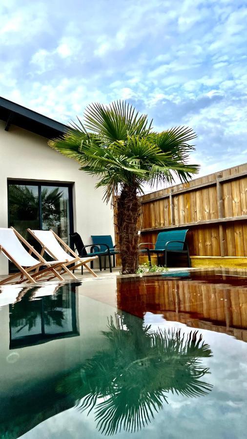La Villa Canopee - Piscine Chauffee-Fibre-Clim-Jacuzzi Гюжан-Местрас Экстерьер фото