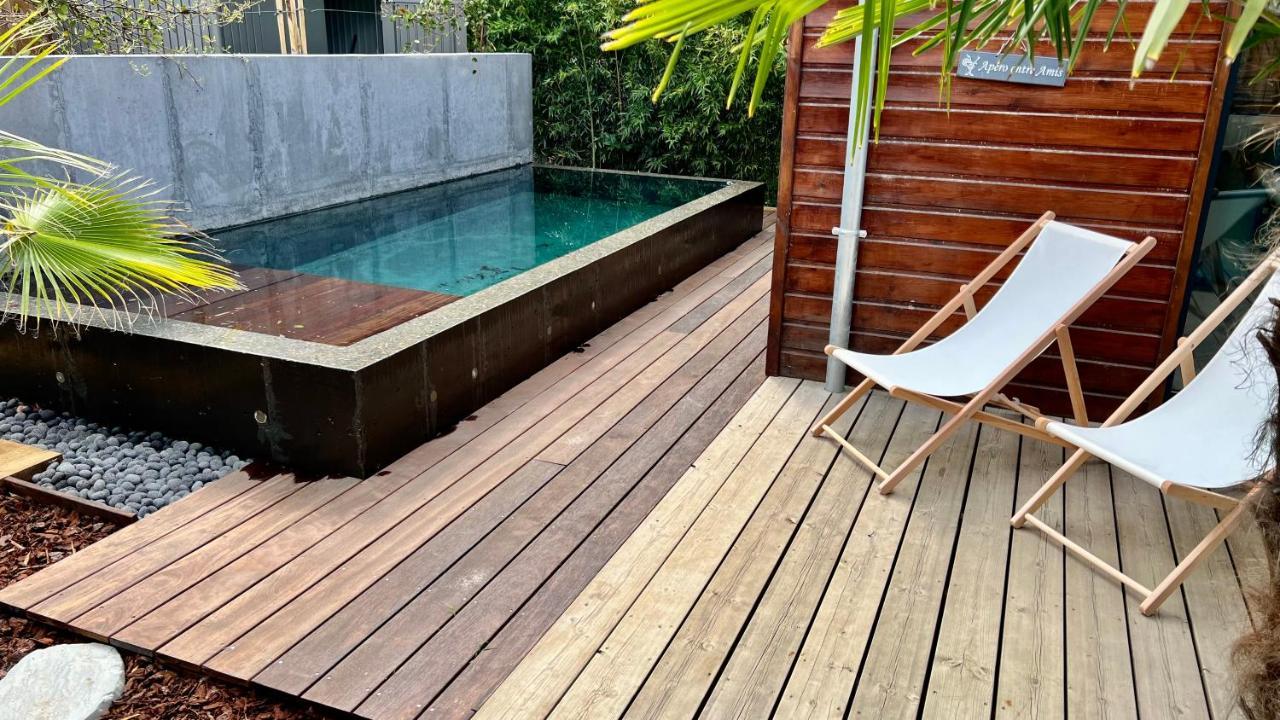 La Villa Canopee - Piscine Chauffee-Fibre-Clim-Jacuzzi Гюжан-Местрас Экстерьер фото