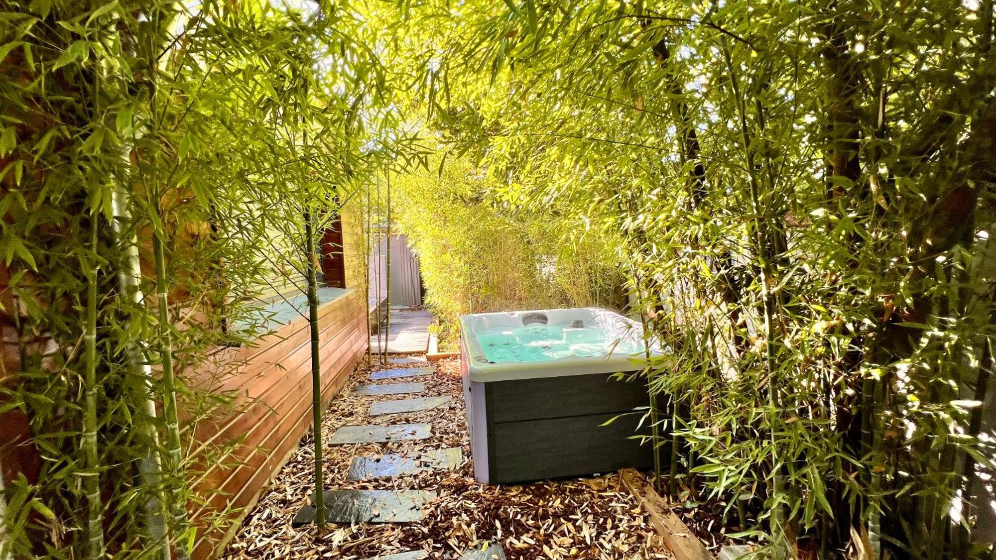 La Villa Canopee - Piscine Chauffee-Fibre-Clim-Jacuzzi Гюжан-Местрас Экстерьер фото